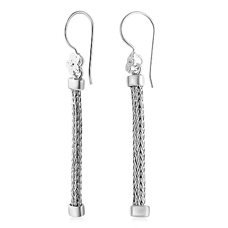 Bali Legacy Sterling Silver Earring with Hook, Silver Wt. 3.95 Gms.