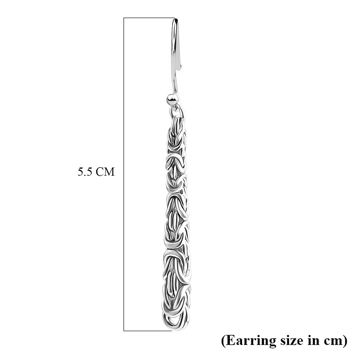 Bali Legacy Sterling Silver Earring with Hook, Silver Wt. 6.30 Gms.