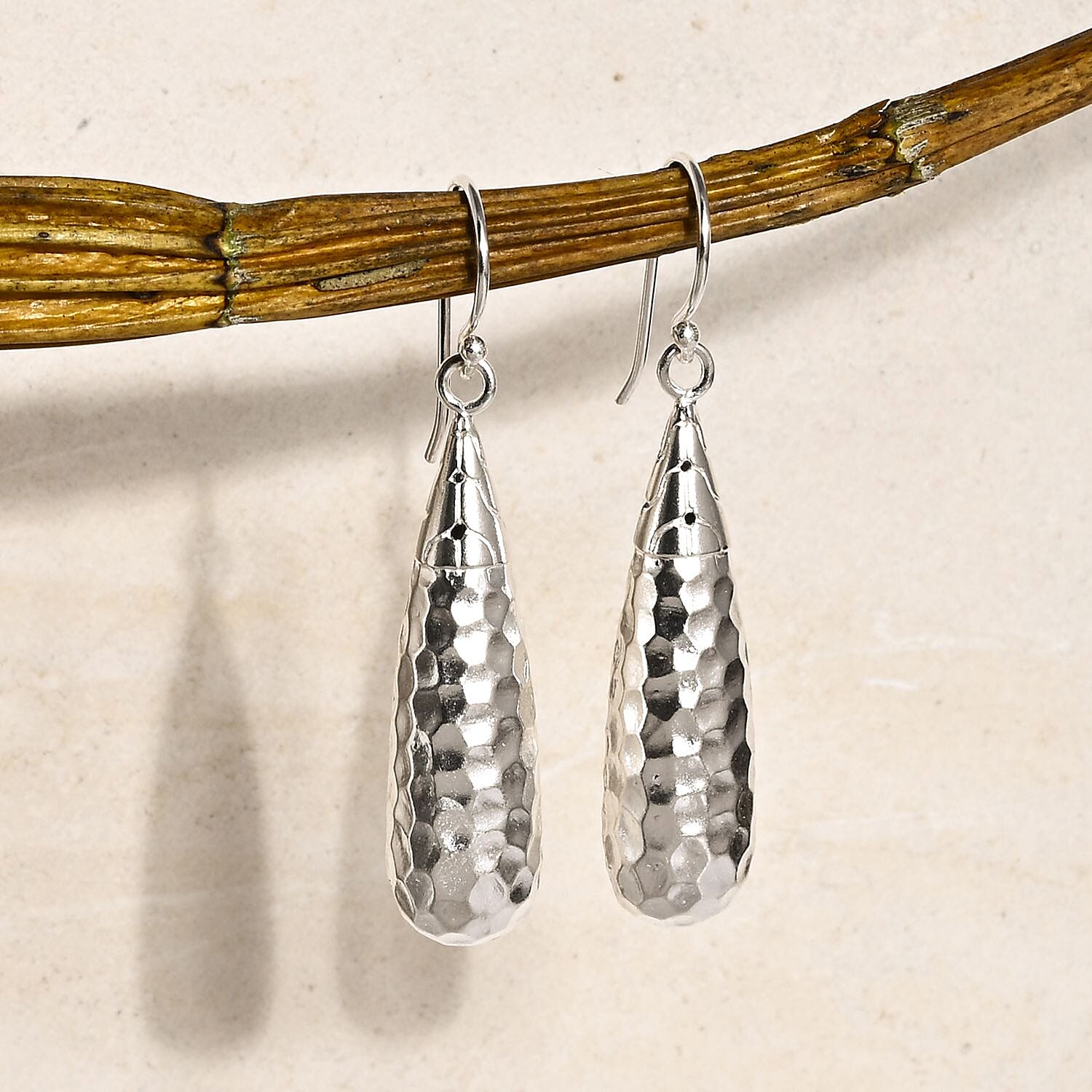 Bali Legacy Sterling Silver Earring with Hook, Silver Wt. 8.07 Gms.