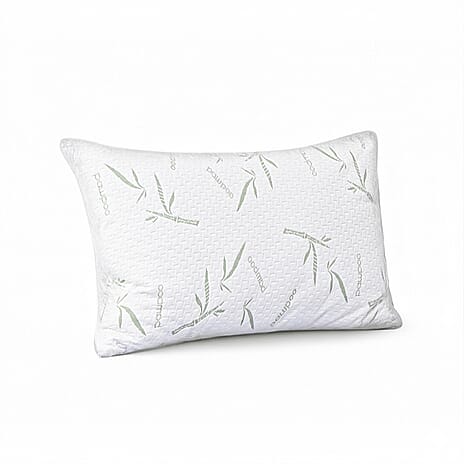 LIVMORE Bamboo Waterproof Pillow Protector (50 x 75Cm) - White