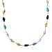 Peacock Colour Shell Pearl Necklace (Size 28 - 2 Ext) with Lobster Clasp