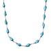 Peacock Colour Shell Pearl Necklace (Size 28 - 2 Ext) with Lobster Clasp