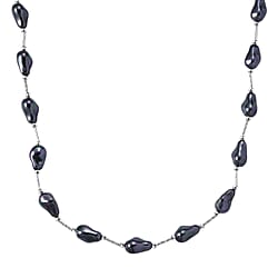 Multi Colour Shell Pearl Necklace (Size 28 - 2 Ext) with Lobster Clasp