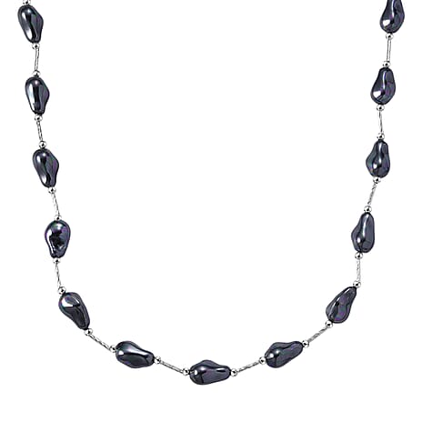 White Shell Pearl Necklace (Size 28 - 2 Ext)