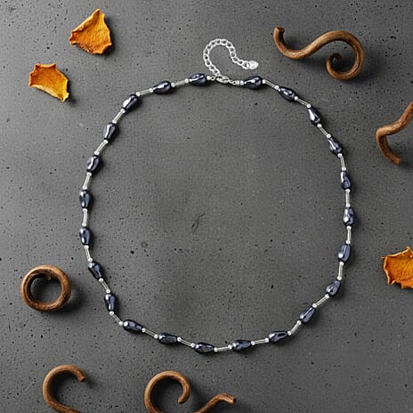 White Shell Pearl Necklace (Size 28 - 2 Ext)