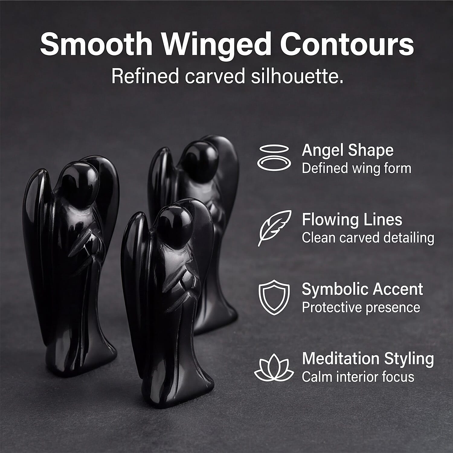 LIVMORE Figurine (Size - One Size) - Black