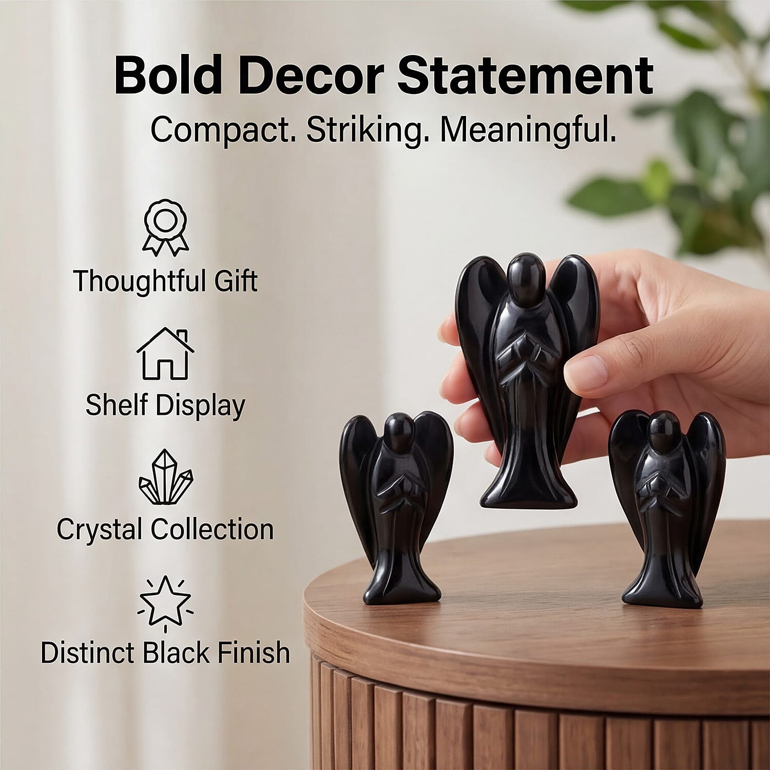 LIVMORE Figurine (Size - One Size) - Black