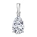 LUXURIANT 2.04 Ct. Lab Grown Diamond Pear-Cut Solitaire Pendant in 14K White Gold IGI Certified (VS-EF)