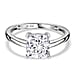 LUXURIANT 2 Carat Lab Grown Diamond Solitaire Ring in 950 Platinum