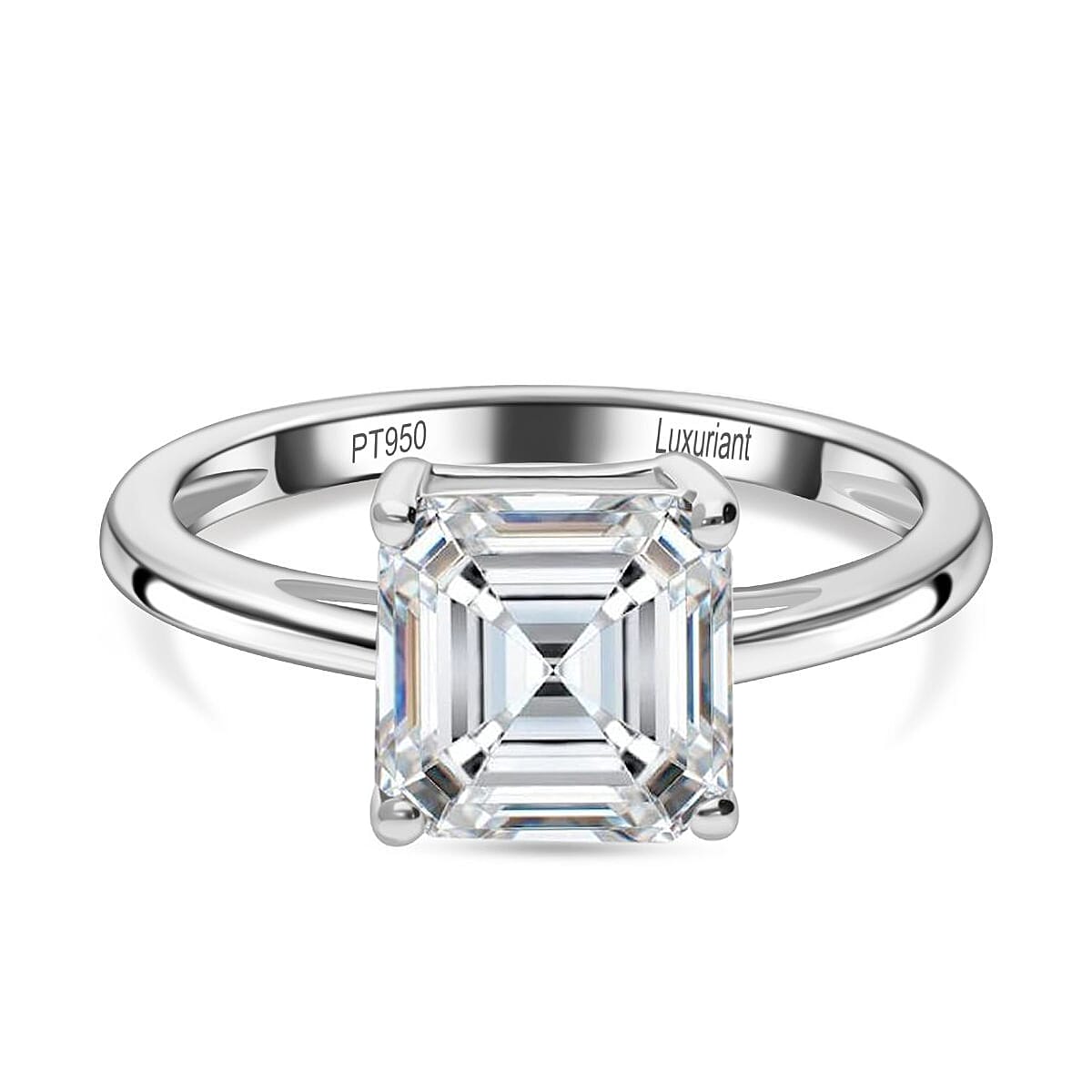 LUXURIANT 2 Carat Lab Grown Diamond Solitaire Ring in 950 Platinum