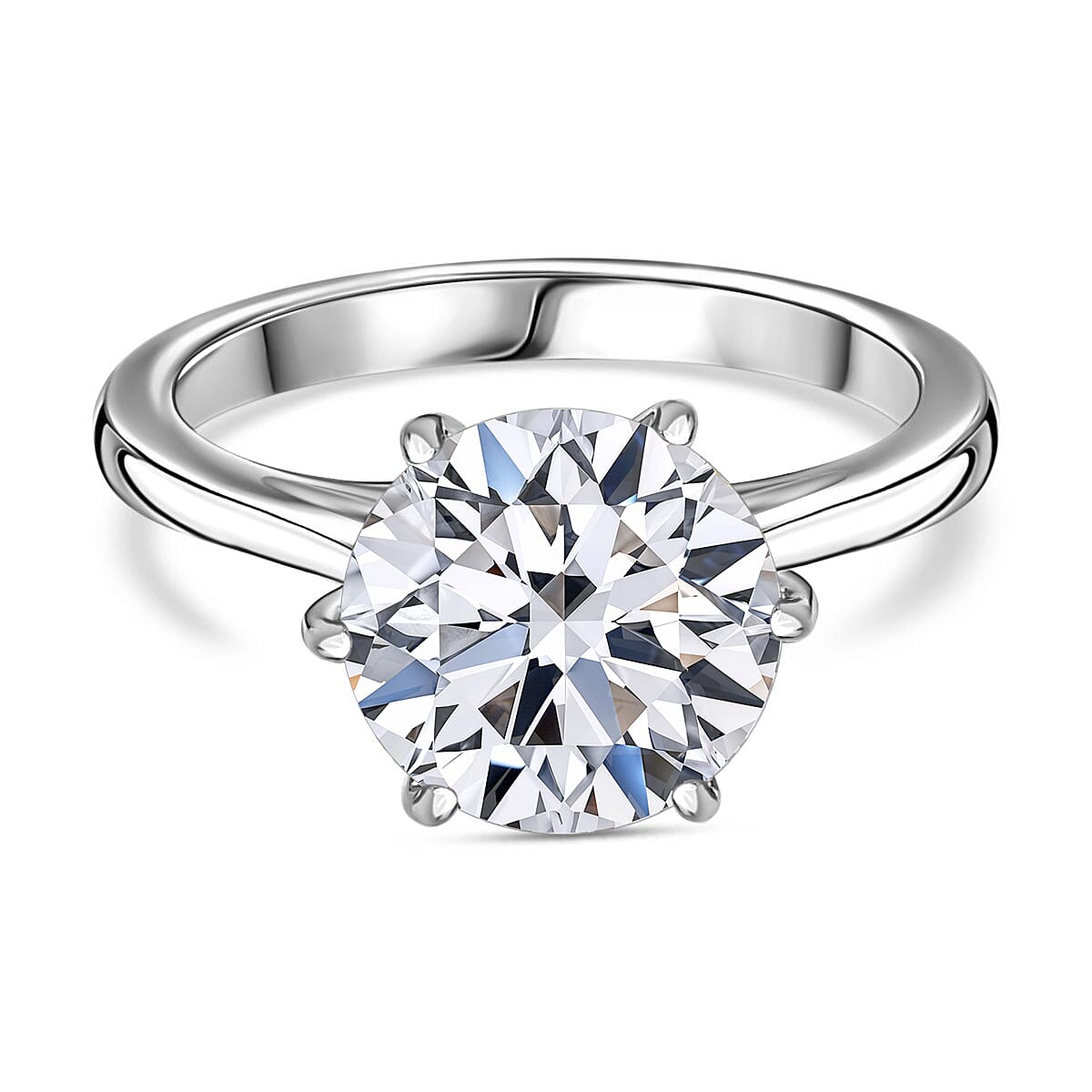 LUXURIANT 3 Carat Lab Grown Diamond Solitaire Ring in 950 Platinum