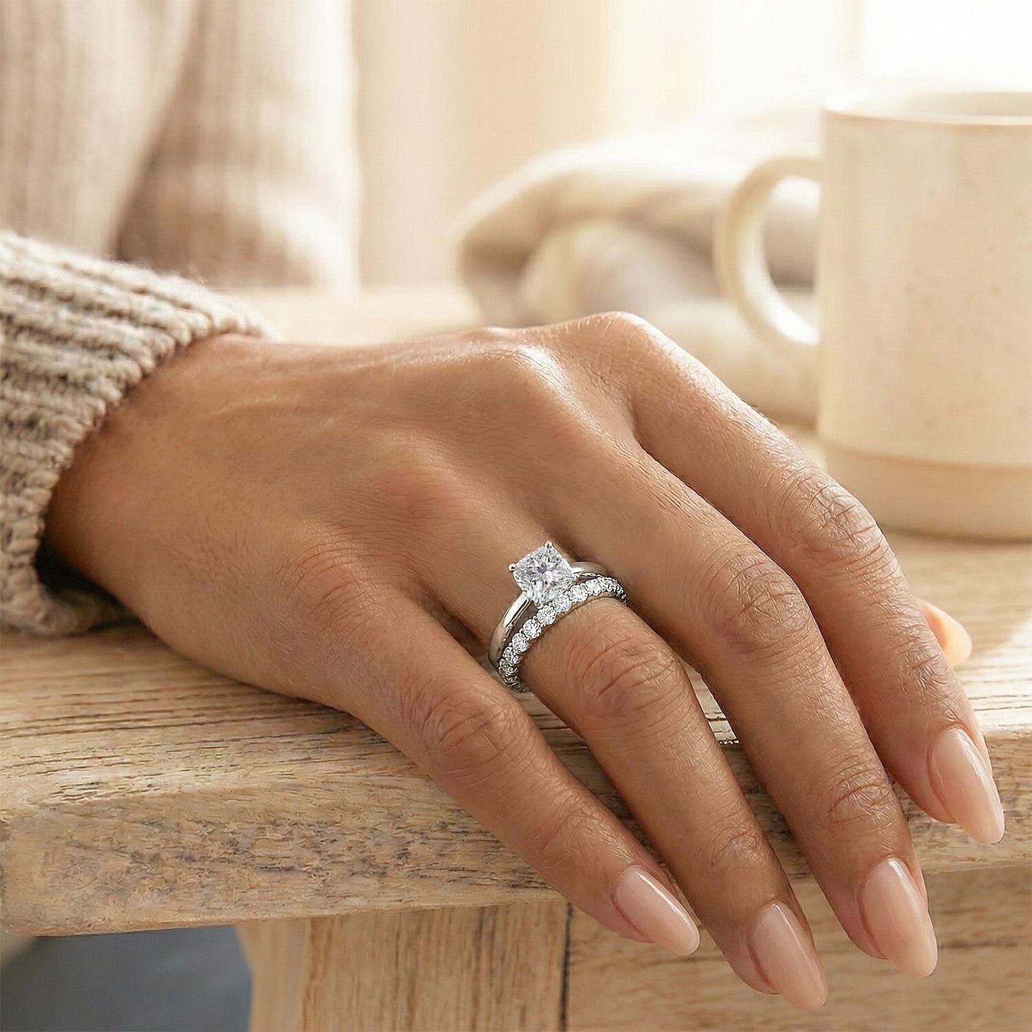 LUXURIANT 3 Carat Lab Grown Diamond Solitaire Ring in 950 Platinum