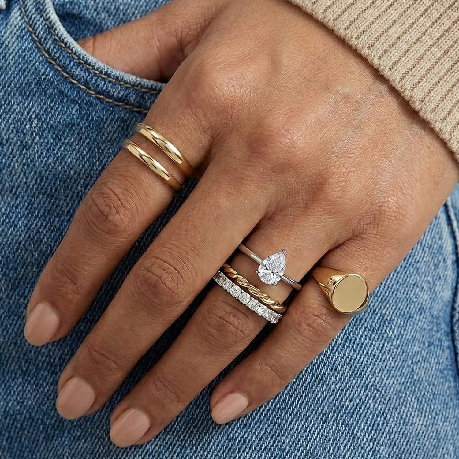 LUXURIANT 3 Carat Lab Grown Diamond Solitaire Ring in 950 Platinum