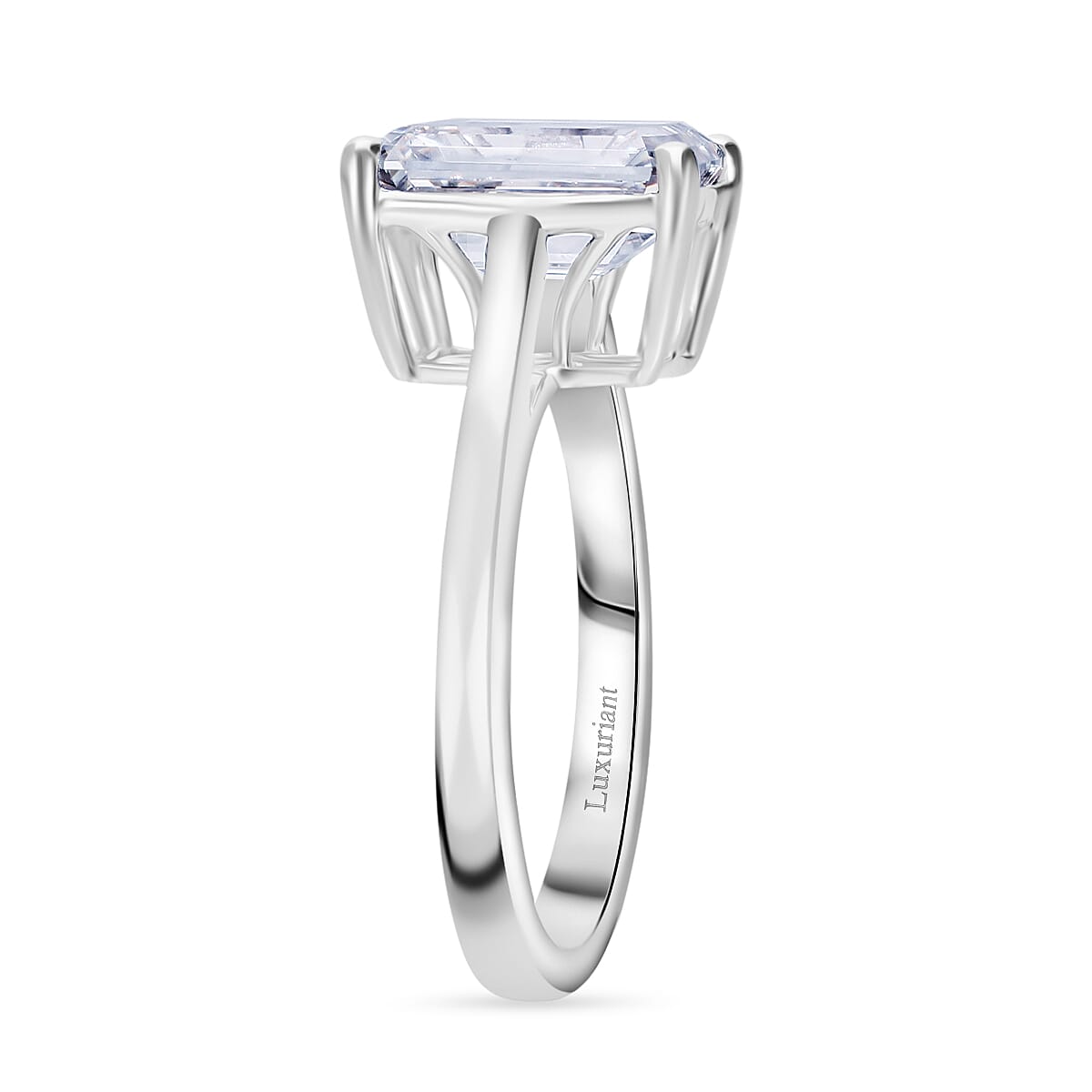 LUXURIANT 3 Carat Lab Grown Diamond Solitaire Ring in 950 Platinum