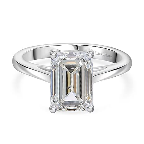 Luxuriant 950 Platinum VS2 Lab Grown Diamond G, VS2 Ring, Platinum Wt.5.53 Gms  3.190  Ct.
