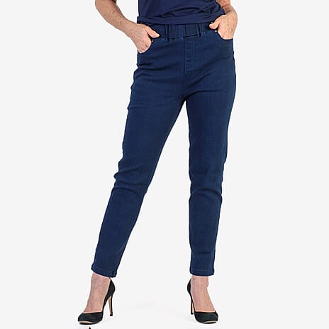 Pure & Natural Straight Leg Denim Jeans (Size 12) - Denim