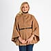 Pure And Natural Classic Cape With Belt (One Size) - Soft Camel