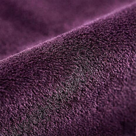 Closeout Offer - Crushed Velvet Ring Top Lined Curtains (66 x 54 inch) - Purple