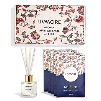 https://tjcuk.sirv.com/Products/82/8/8287419/Livmore-Jasmin-Home-Fragrance-Set-50ml-Reed-Diffuser-with-4-Sticks-6-P_8287419.jpg?w=342&h=342
