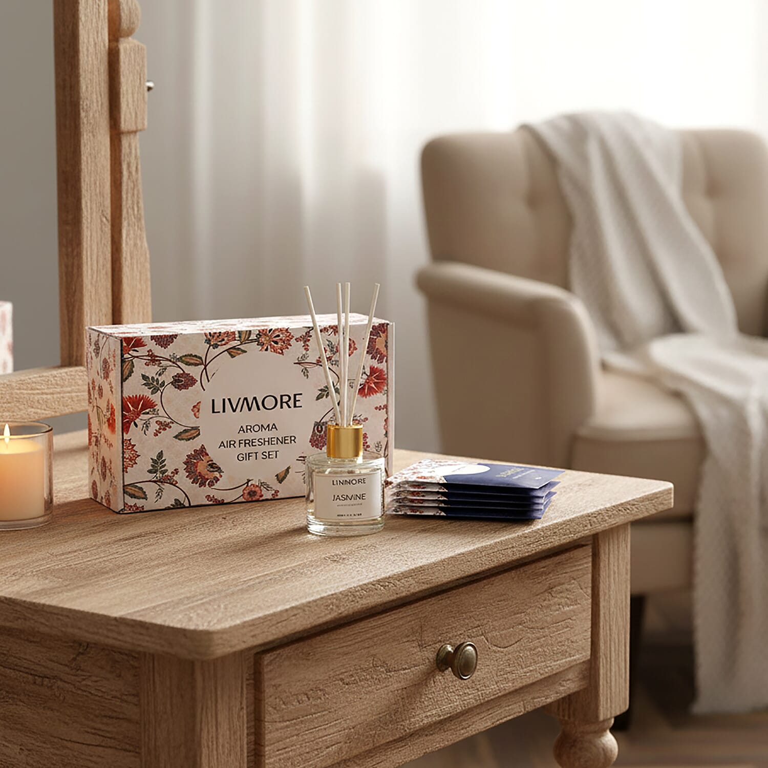 Livmore Jasmin Home Fragrance Set
