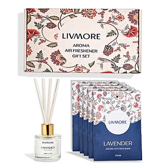 https://tjcuk.sirv.com/Products/82/8/8287453/Livmore-Lavender-Home-Fragrance-Set-50ml-Reed-Diffuser-with-4-Sticks-6_8287453.jpg?w=342&h=342