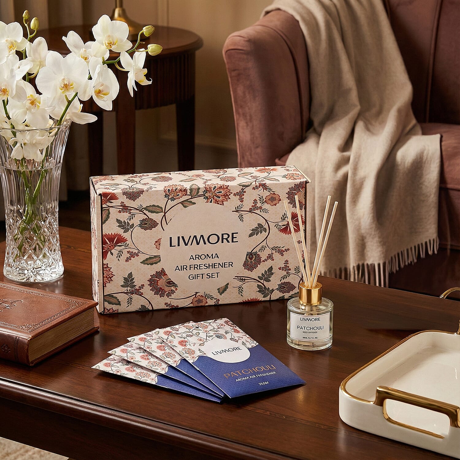 Livmore Patchouli Home Fragrance Set