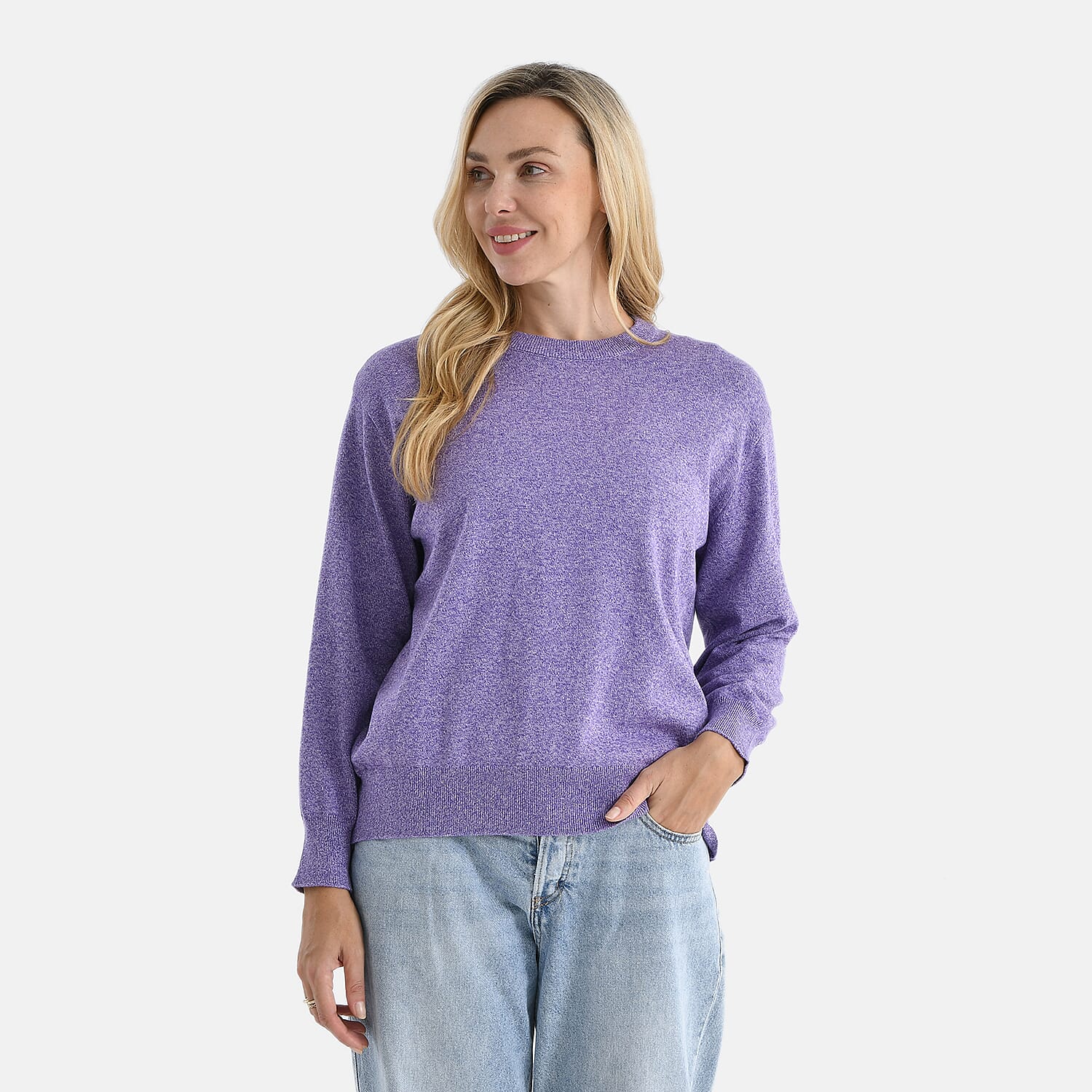 & Maisi Cotton Solid Jumper 