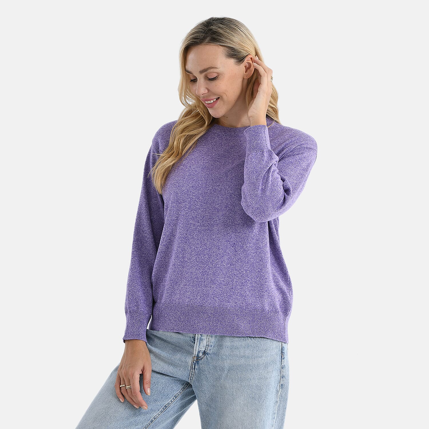 & Maisi Cotton Solid Jumper 