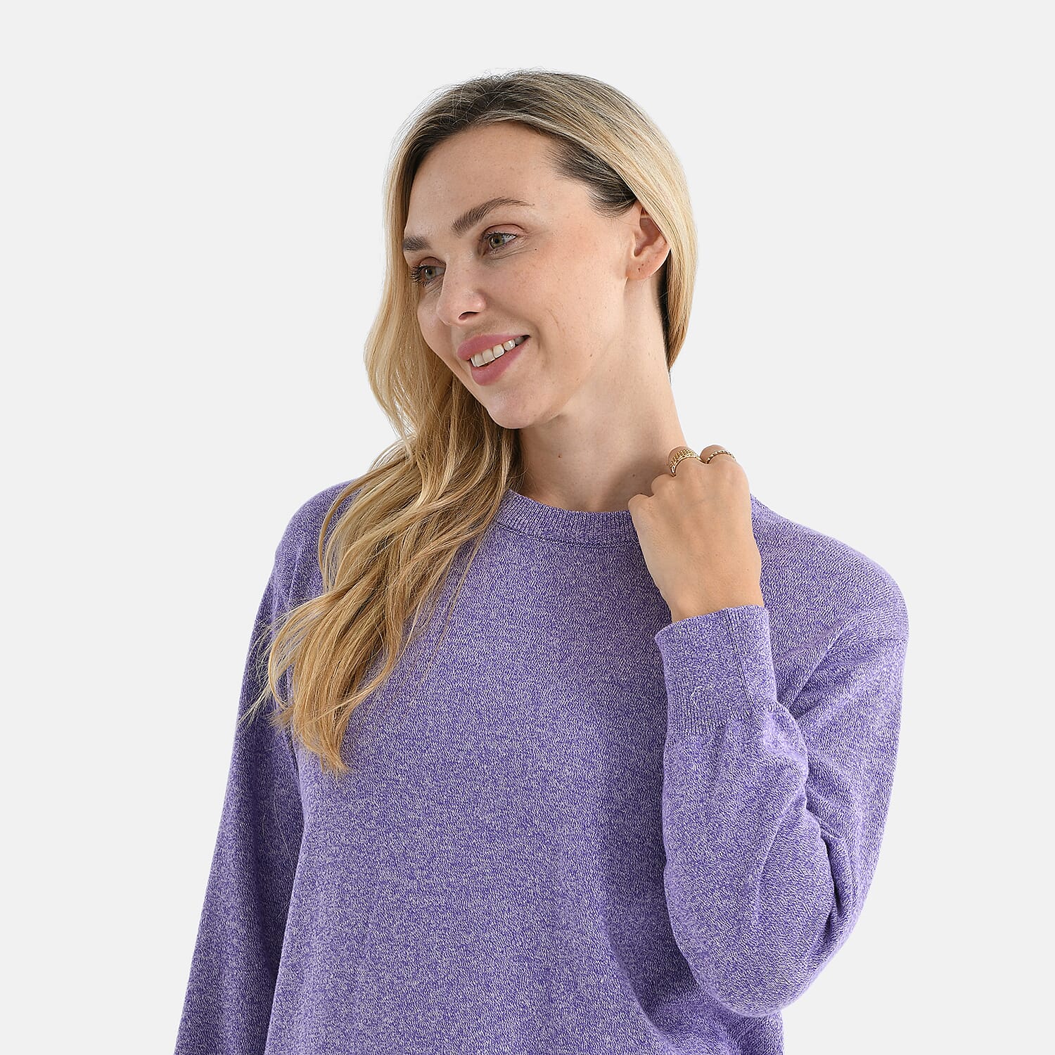 & Maisi Cotton Solid Jumper 