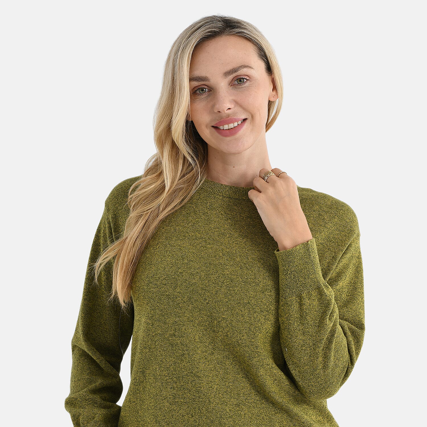 & Maisi Cotton Solid Jumper 