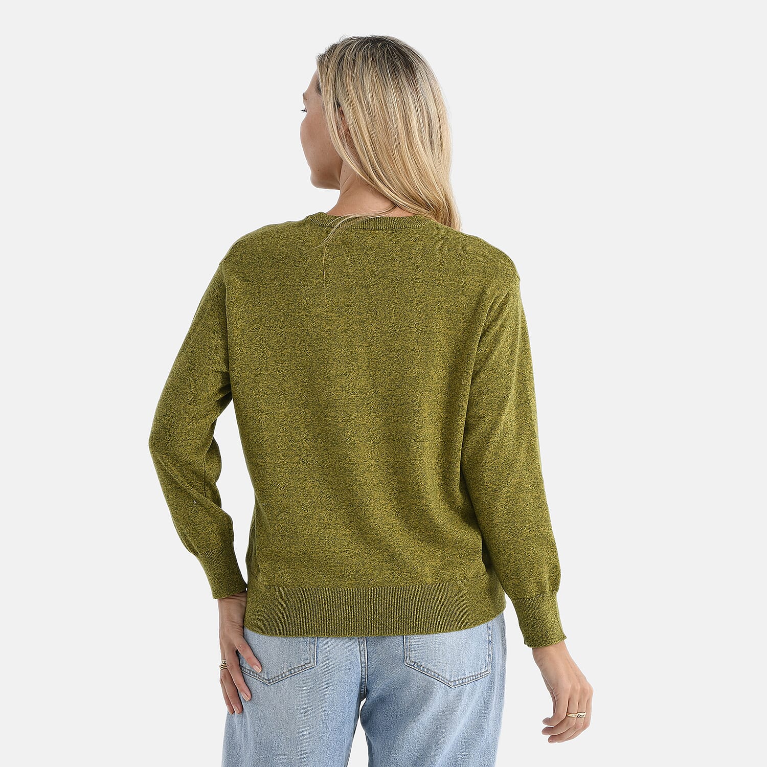 & Maisi Cotton Solid Jumper 