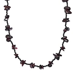 Lepidolite & Black Spinel Stone Necklace (Size 36) 280.00 Ct.