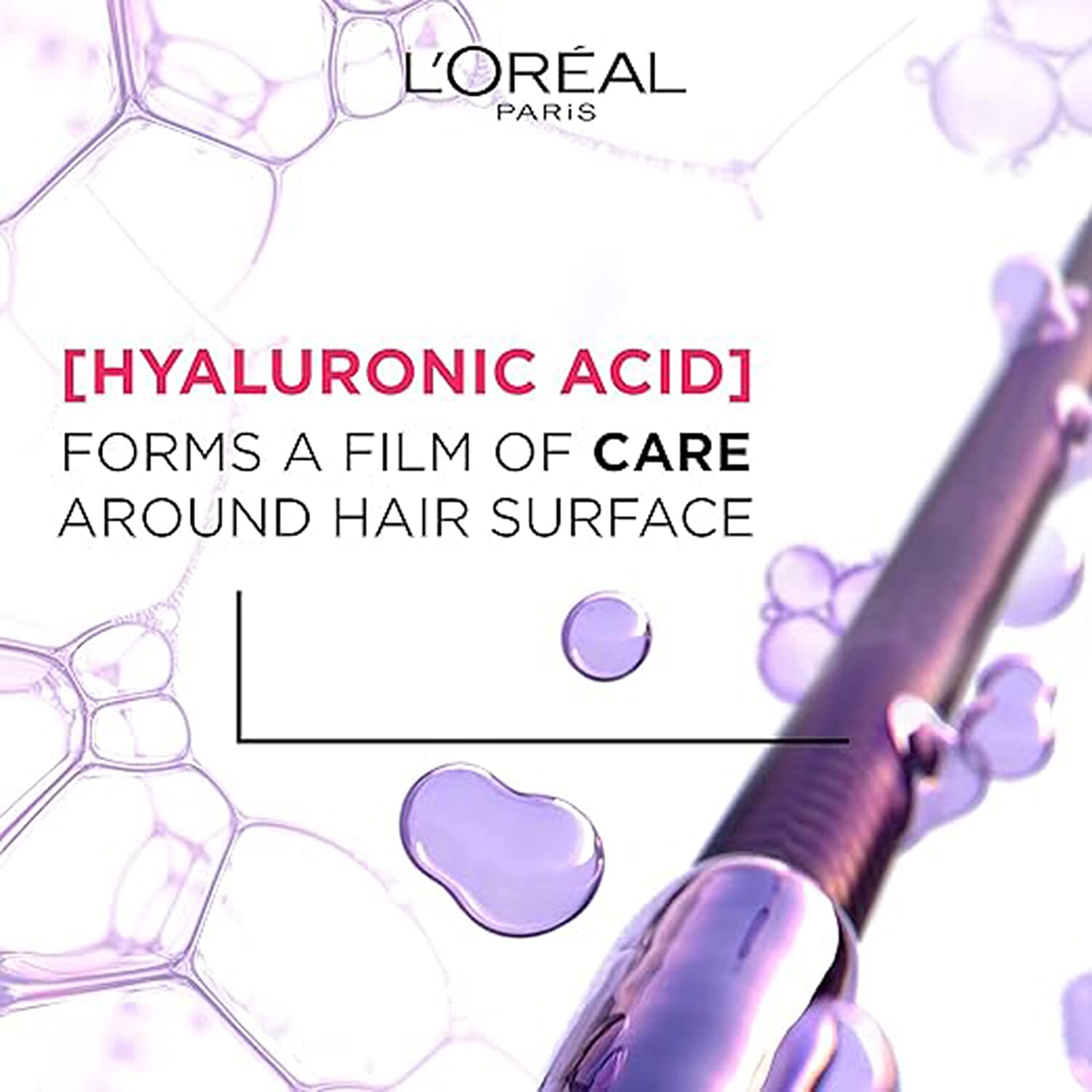 L'oreal Paris Elvive Hydra Hyaluronic 3 Piece Bundle (500ml Shampoo, 400ml Conditioner & 150ml Serum)