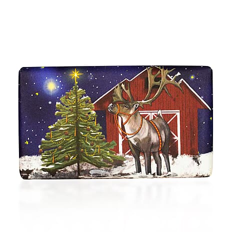 The English Soap Company - Christmas Reindeer (Fir Tree) Festive Soap Bar - 190g