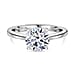LUXURIANT 1 Carat Lab Grown Diamond Solitaire Ring in 950 Platinum