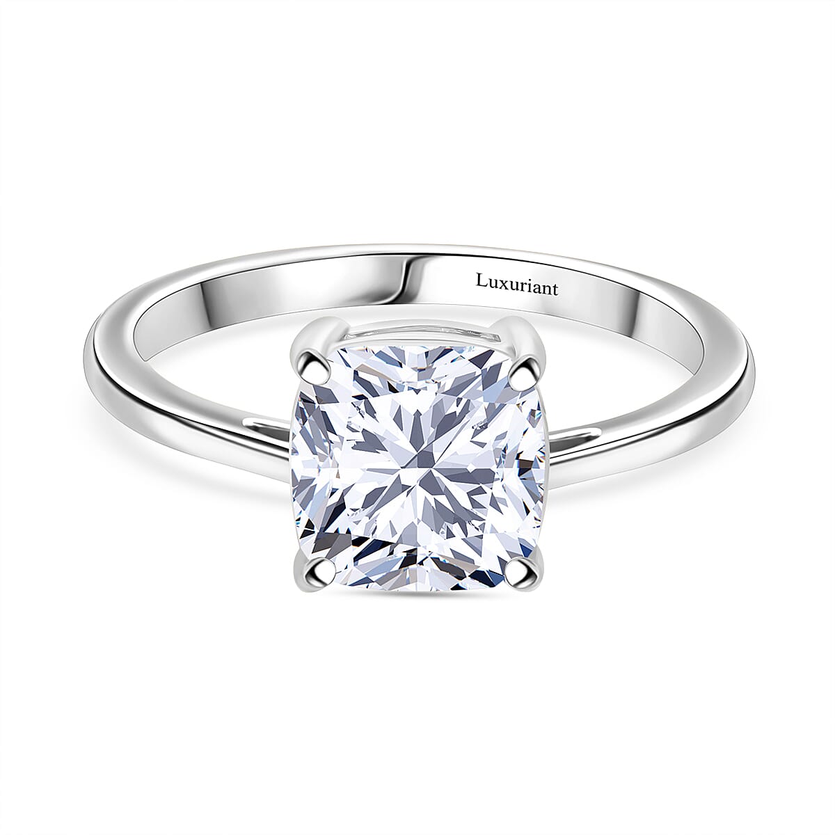 LUXURIANT 5 Carat Lab Grown Diamond Solitaire Ring in 950 Platinum