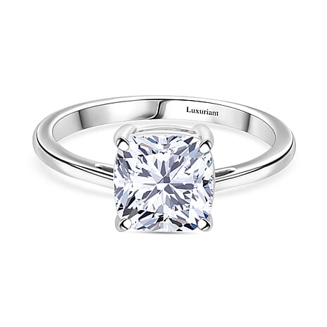 Luxuriant 950 Platinum VS2 Lab Grown Diamond G, VS2 Ring, Platinum Wt.5.19 Gms  5.040  Ct.