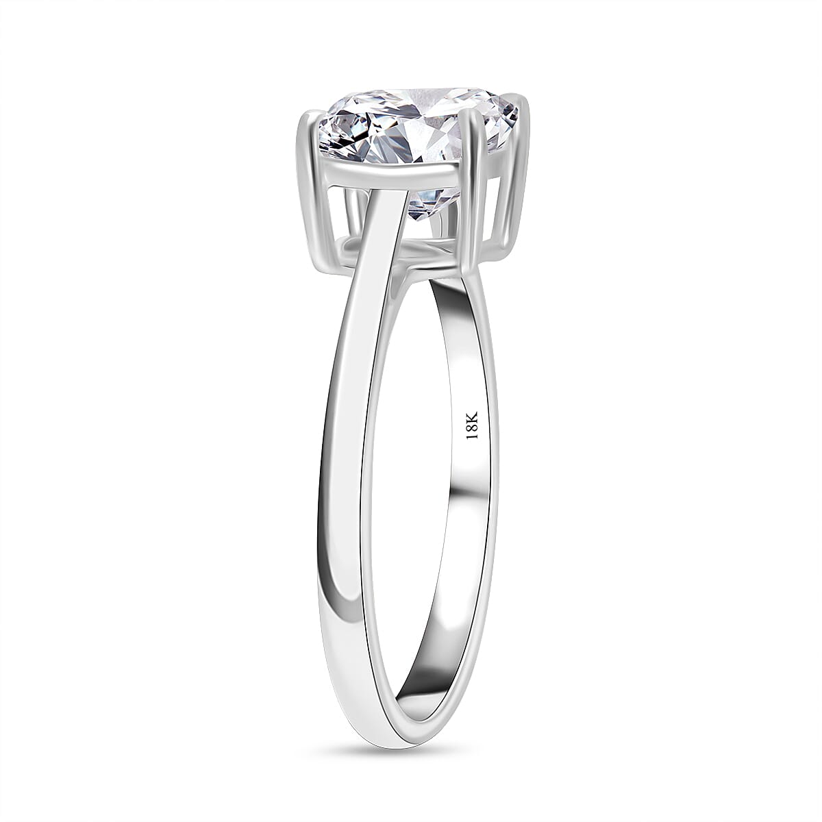 LUXURIANT 5 Carat Lab Grown Diamond Solitaire Ring in 950 Platinum