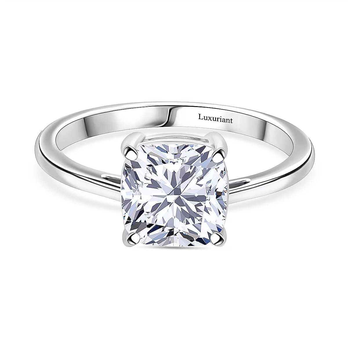 LUXURIANT 5 Carat Lab Grown Diamond Solitaire Ring in 950 Platinum