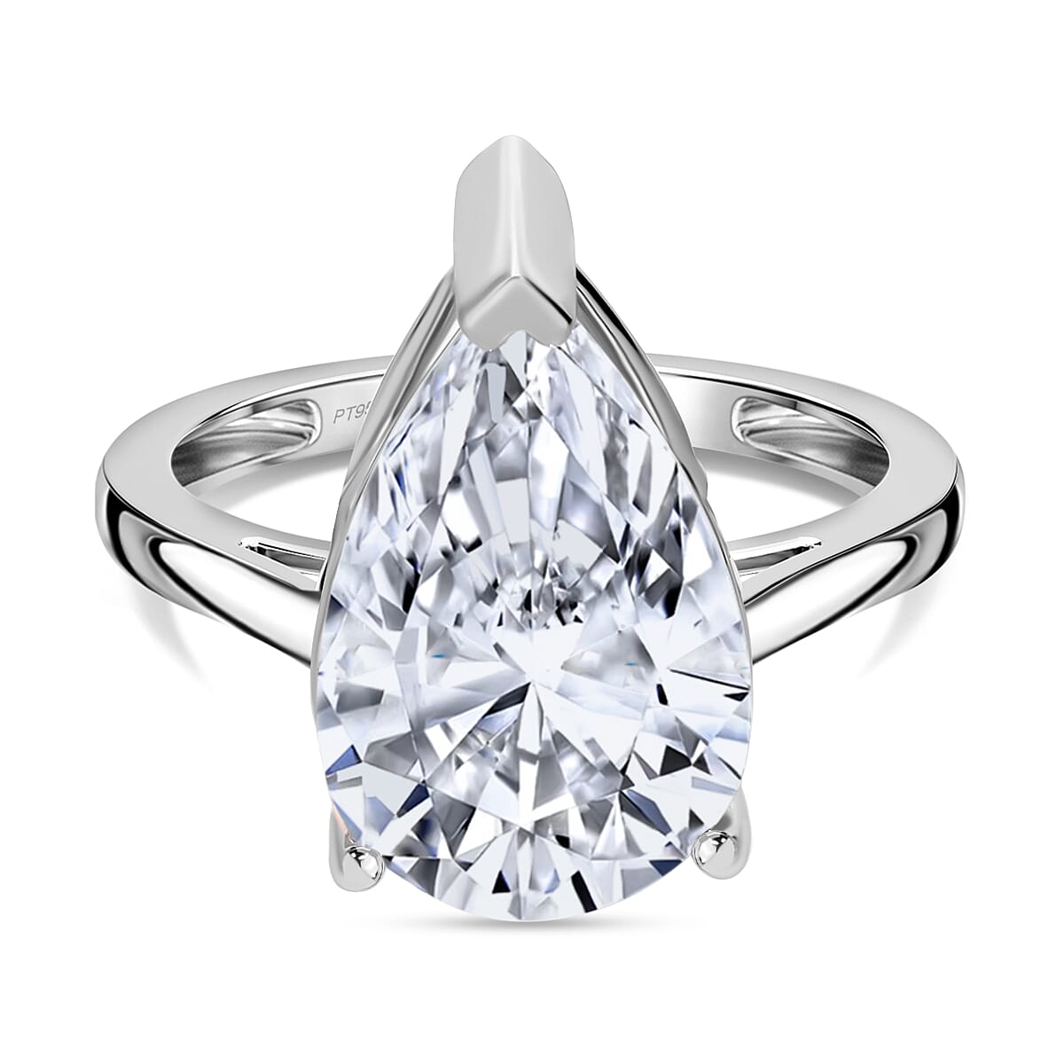 LUXURIANT 5 Carat Lab Grown Diamond Solitaire Ring in 950 Platinum