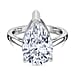 LUXURIANT 5 Carat Lab Grown Diamond Solitaire Ring in 950 Platinum