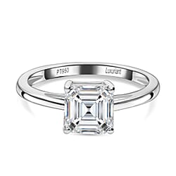 LUXURIANT 1 Carat Lab Grown Diamond Solitaire Ring in 950 Platinum
