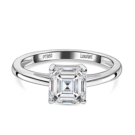 Luxuriant 950 Platinum VS Lab Grown Diamond EF, VS Ring, Platinum Wt.5 Gms  3.000  Ct.