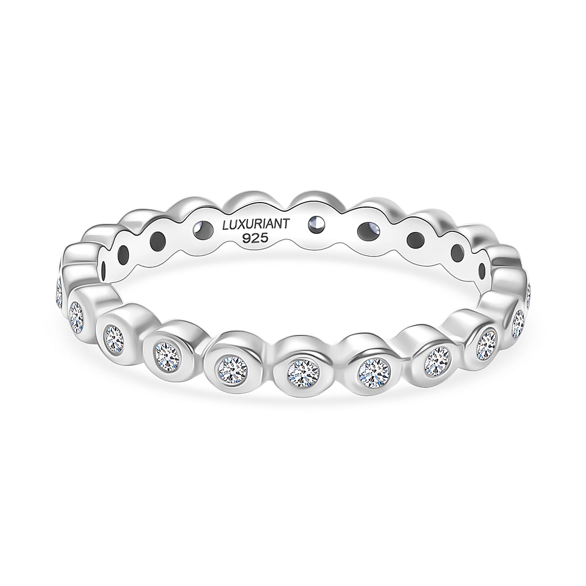 Luxuriant Lab Grown Diamond Full Eternity Band Ring