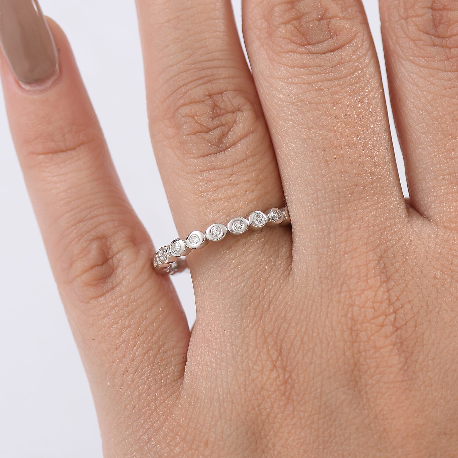 Luxuriant Lab Grown Diamond Full Eternity Band Ring