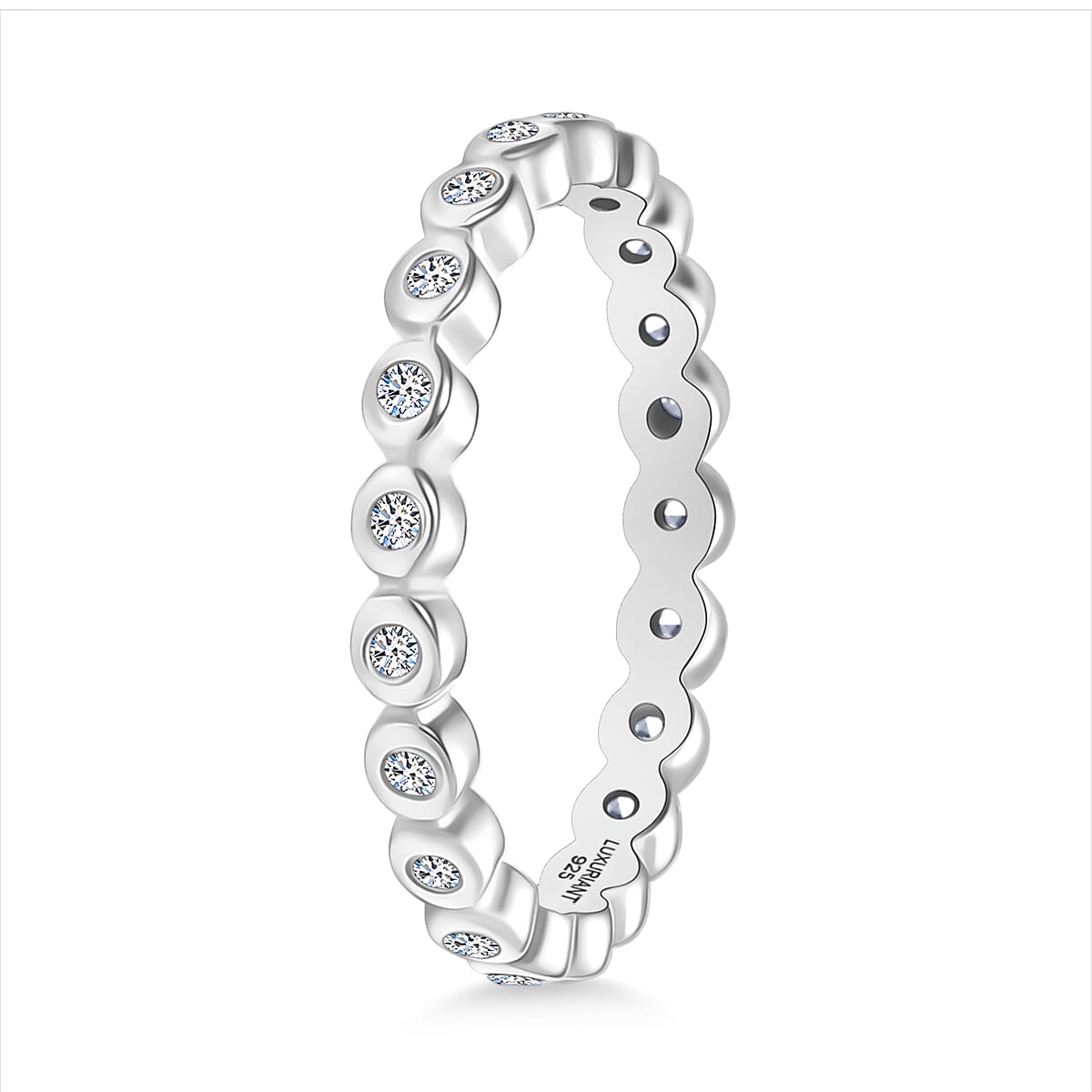 Luxuriant Lab Grown Diamond Full Eternity Band Ring