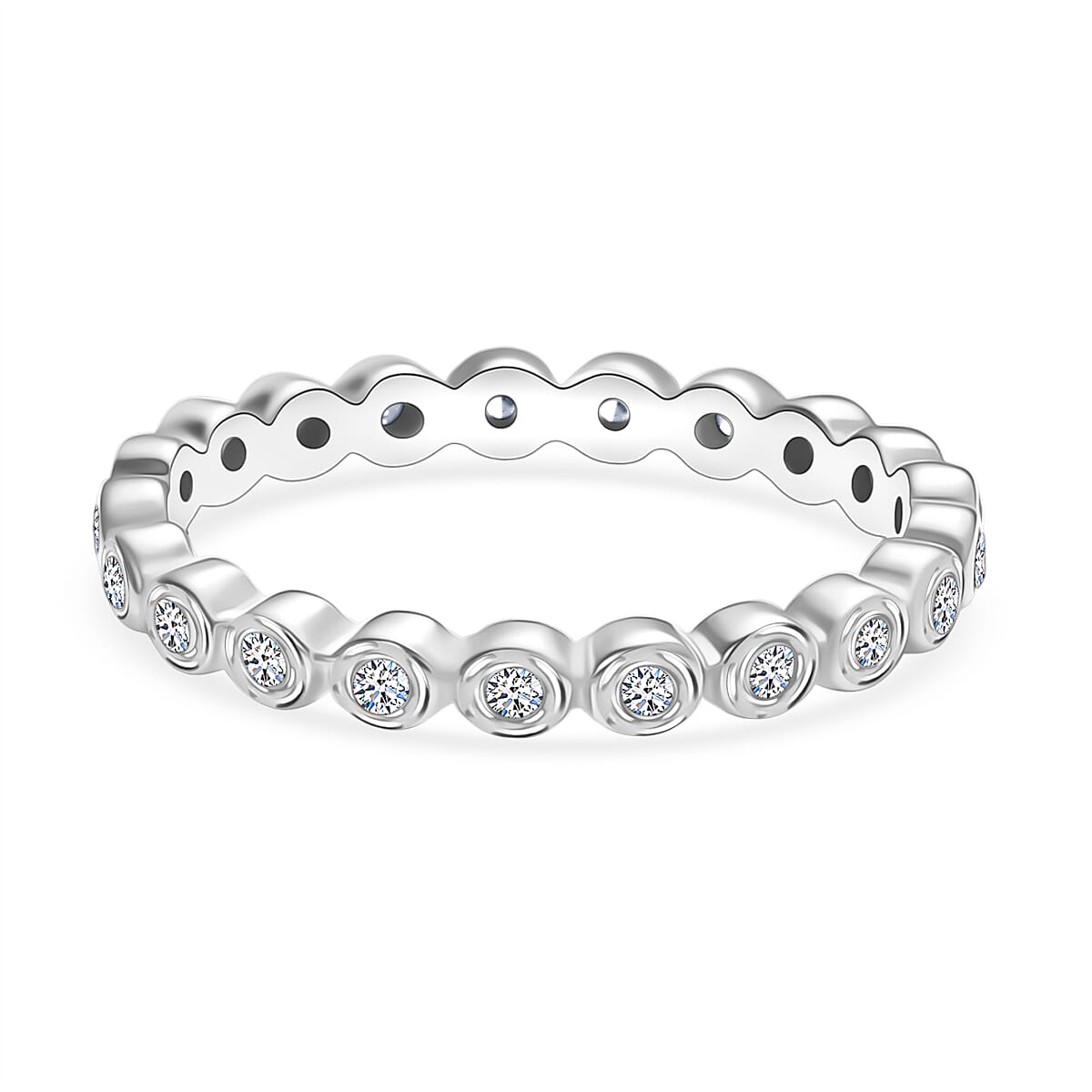 Luxuriant Lab Grown Diamond Full Eternity Band Ring