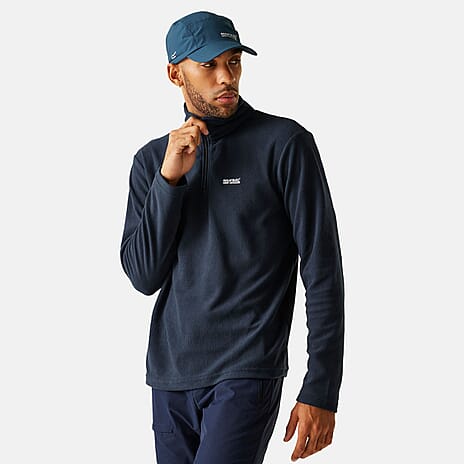 Regatta Mens Lightweight Half Zip Fleece (Size 4XL) - Navy