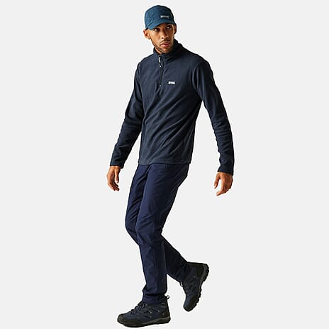 Regatta Mens Lightweight Half Zip Fleece (Size 4XL) - Navy