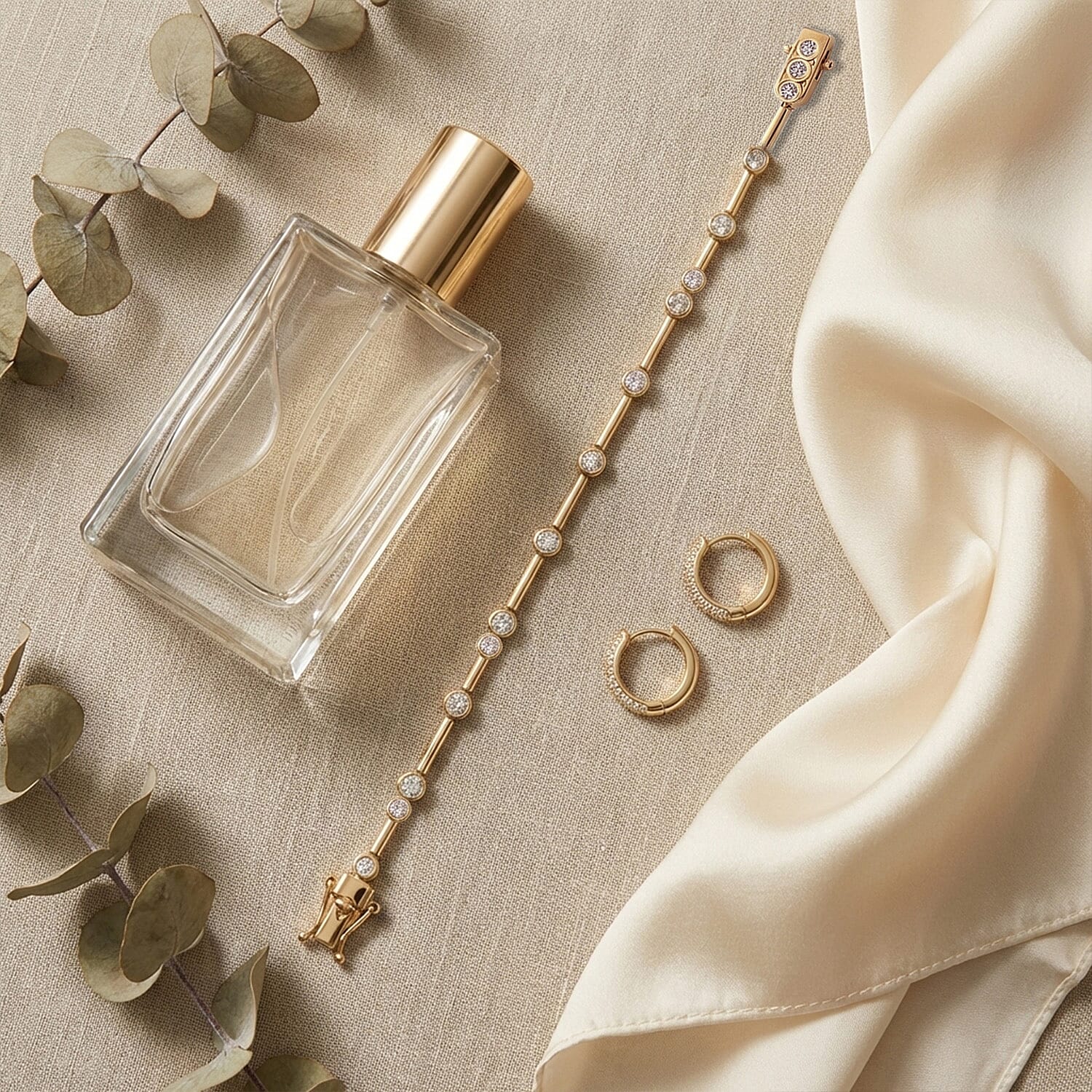 Luxuriant Lab Grown Diamond (SI-GH) Tennis Bracelet (Size 7.5) in 18K Yellow Gold Overlay Sterling Silver 1.00 Ct,